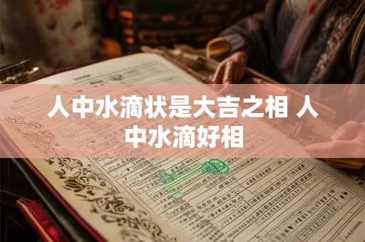 人中水滴状是大吉之相 人中水滴好相 人中水滴状是大吉之相 人中水滴好相