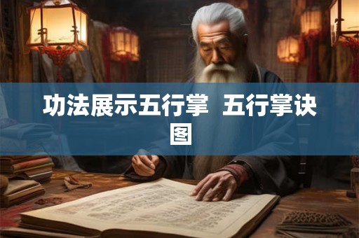 功法展示五行掌 五行掌诀图 功法展示五行掌 五行掌诀图