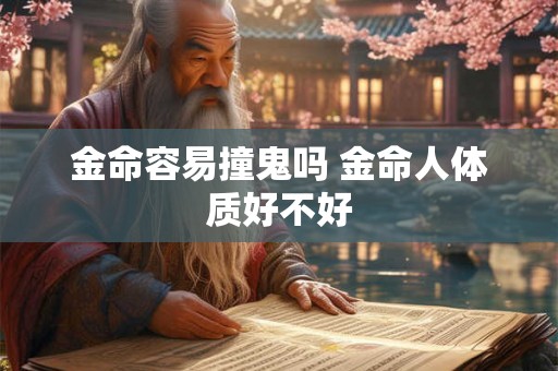 金命容易撞鬼吗 金命人体质好不好