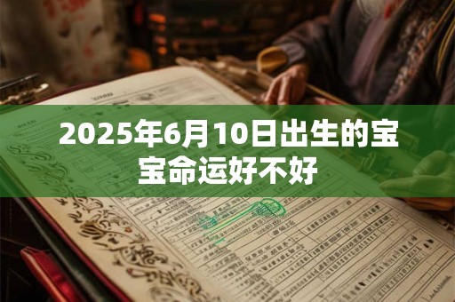 2025年6月10日出生的宝宝命运好不好 2025年6月10日出生的宝宝命运好不好