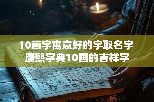 10画字寓意好的字取名字 康熙字典10画的吉祥字 10画字寓意好的字取名字 康熙字典10画的吉祥字