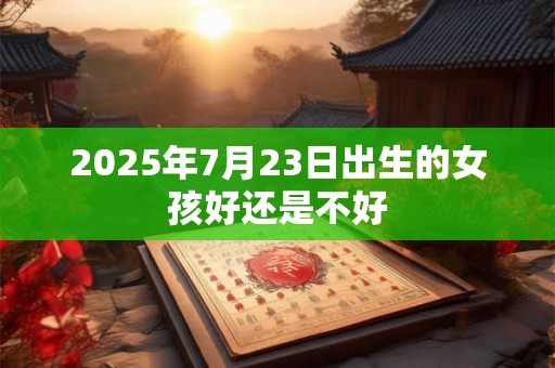 2025年7月23日出生的女孩好还是不好 2025年7月23日出生的女孩好还是不好