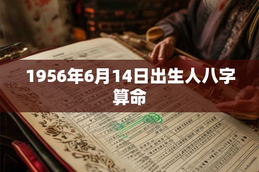 1956年6月14日出生人八字算命 1956年6月14日出生人八字算命