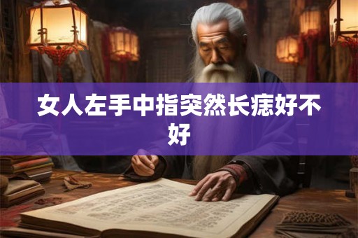 女人左手中指突然长痣好不好