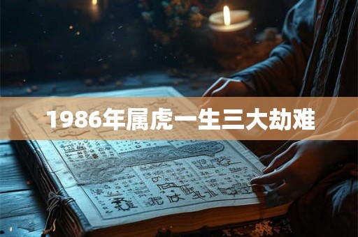 1986年属虎一生三大劫难 1986年属虎一生三大劫难