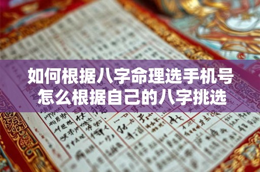 如何根据八字命理选手机号 怎么根据自己的八字挑选手机号 如何根据八字命理选手机号 怎么根据自己的八字挑选手机号