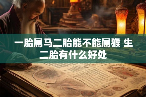 一胎属马二胎能不能属猴 生二胎有什么好处 一胎属马二胎能不能属猴 生二胎有什么好处