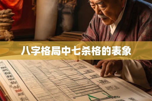 八字格局中七杀格的表象 八字格局中七杀格的表象