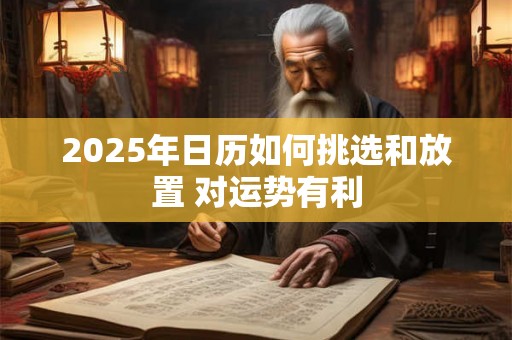2025年日历如何挑选和放置 对运势有利 2025年日历如何挑选和放置 对运势有利