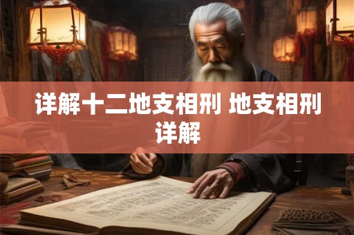 详解十二地支相刑 地支相刑详解 详解十二地支相刑 地支相刑详解