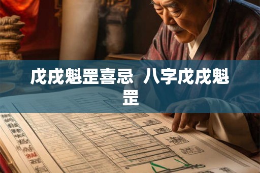 戊戌魁罡喜忌 八字戊戌魁罡 戊戌魁罡喜忌 八字戊戌魁罡