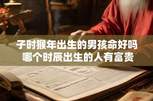 子时猴年出生的男孩命好吗 哪个时辰出生的人有富贵命 子时猴年出生的男孩命好吗 哪个时辰出生的人有富贵命