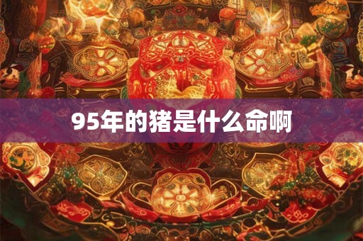 95年的猪是什么命啊 95年的猪是什么命啊