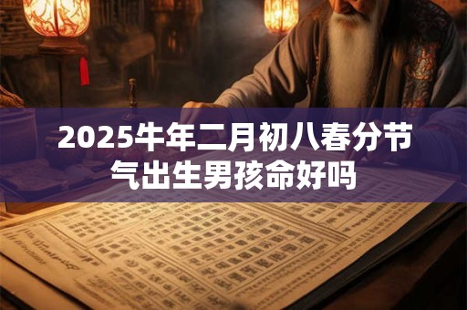 2025牛年二月初八春分节气出生男孩命好吗 2025牛年二月初八春分节气出生男孩命好吗