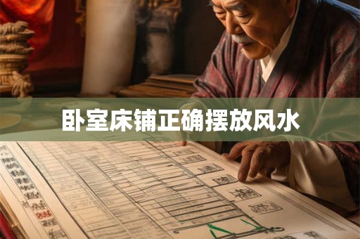 卧室床铺正确摆放风水