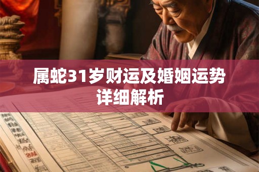属蛇31岁财运及婚姻运势详细解析 属蛇31岁财运及婚姻运势详细解析
