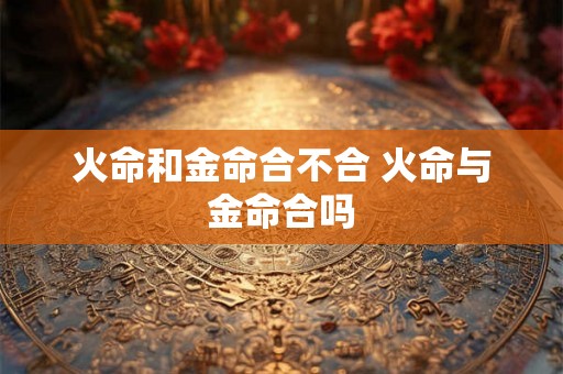 火命和金命合不合 火命与金命合吗 火命和金命合不合 火命与金命合吗