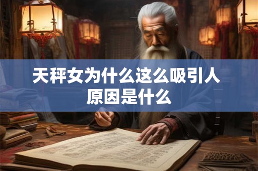 天秤女为什么这么吸引人 原因是什么