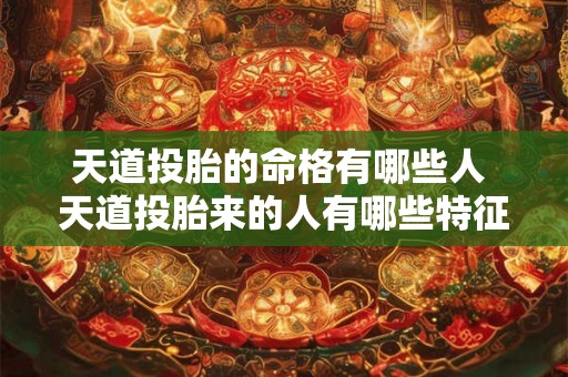 天道投胎的命格有哪些人 天道投胎来的人有哪些特征