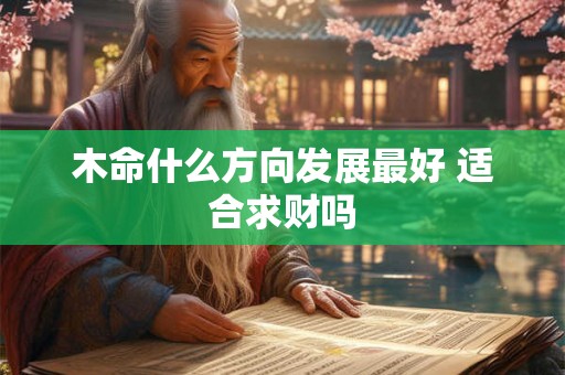 木命什么方向发展最好 适合求财吗 木命什么方向发展最好 适合求财吗