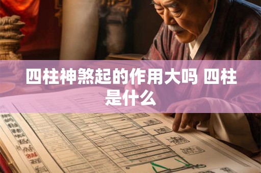 四柱神煞起的作用大吗 四柱是什么 四柱神煞起的作用大吗 四柱是什么