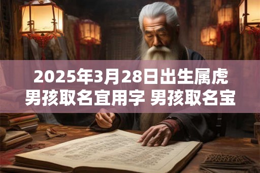 2025年3月28日出生属虎男孩取名宜用字 男孩取名宝典