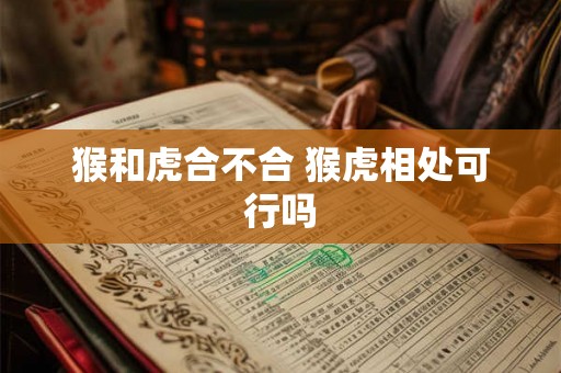 猴和虎合不合 猴虎相处可行吗 猴和虎合不合 猴虎相处可行吗