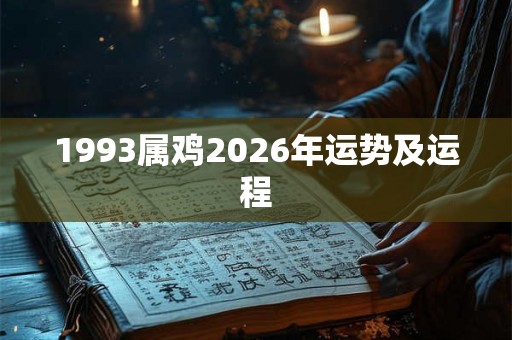 1993属鸡2026年运势及运程 1993属鸡2026年运势及运程