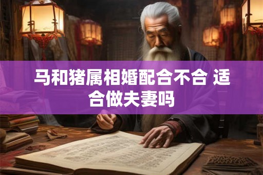 马和猪属相婚配合不合 适合做夫妻吗 马和猪属相婚配合不合 适合做夫妻吗