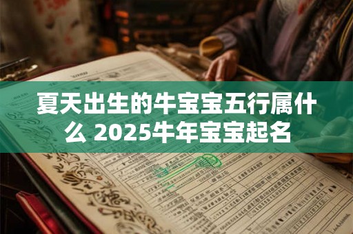 夏天出生的牛宝宝五行属什么 2025牛年宝宝起名