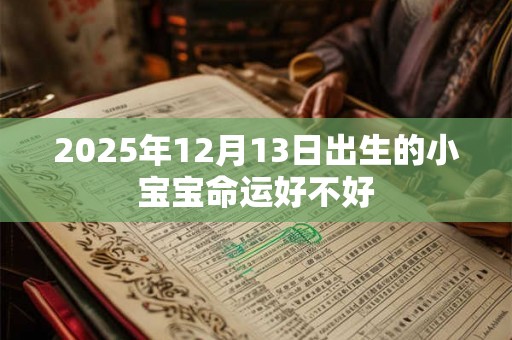 2025年12月13日出生的小宝宝命运好不好 2025年12月13日出生的小宝宝命运好不好