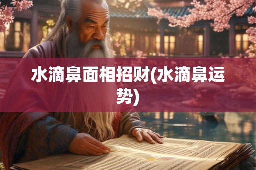 水滴鼻面相招财(水滴鼻运势) 水滴鼻面相招财(水滴鼻运势)