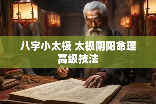 八字小太极 太极阴阳命理高级技法