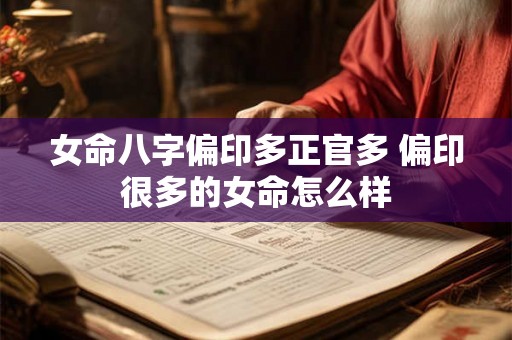 女命八字偏印多正官多 偏印很多的女命怎么样 女命八字偏印多正官多 偏印很多的女命怎么样