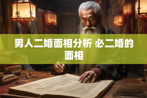 男人二婚面相分析 必二婚的面相 男人二婚面相分析 必二婚的面相