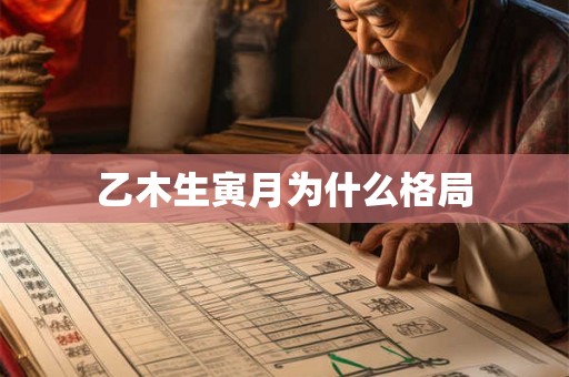 乙木生寅月为什么格局 乙木生寅月为什么格局