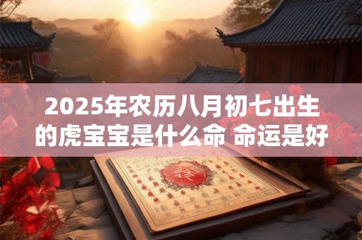 2025年农历八月初七出生的虎宝宝是什么命 命运是好是坏