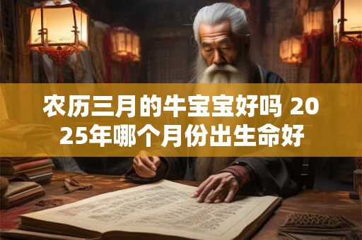 农历三月的牛宝宝好吗 2025年哪个月份出生命好 农历三月的牛宝宝好吗 2025年哪个月份出生命好