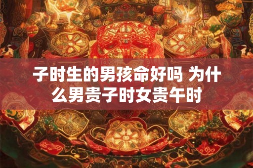 子时生的男孩命好吗 为什么男贵子时女贵午时