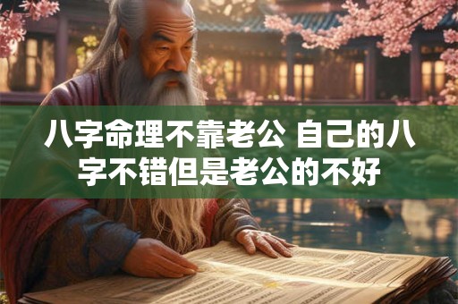 八字命理不靠老公 自己的八字不错但是老公的不好 八字命理不靠老公 自己的八字不错但是老公的不好