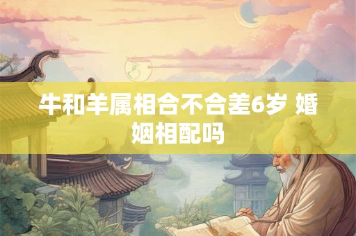 牛和羊属相合不合差6岁 婚姻相配吗 牛和羊属相合不合差6岁 婚姻相配吗