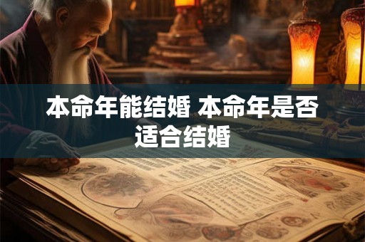 本命年能结婚 本命年是否适合结婚 本命年能结婚 本命年是否适合结婚