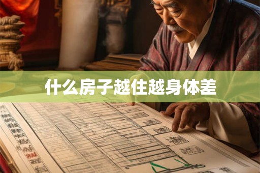 什么房子越住越身体差