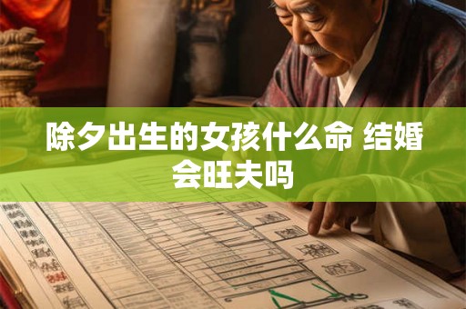 除夕出生的女孩什么命 结婚会旺夫吗 除夕出生的女孩什么命 结婚会旺夫吗