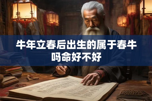 牛年立春后出生的属于春牛吗命好不好 牛年立春后出生的属于春牛吗命好不好