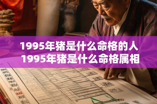 1995年猪是什么命格的人 1995年猪是什么命格属相 1995年猪是什么命格的人 1995年猪是什么命格属相