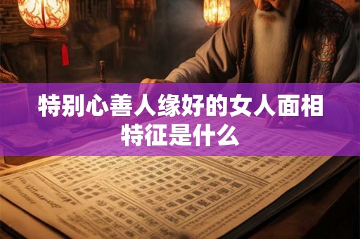 特别心善人缘好的女人面相特征是什么 特别心善人缘好的女人面相特征是什么