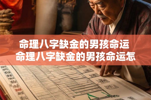 命理八字缺金的男孩命运 命理八字缺金的男孩命运怎么样 命理八字缺金的男孩命运 命理八字缺金的男孩命运怎么样