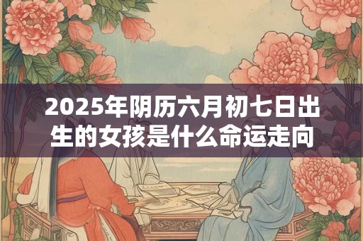 2025年阴历六月初七日出生的女孩是什么命运走向 2025年阴历六月初七日出生的女孩是什么命运走向