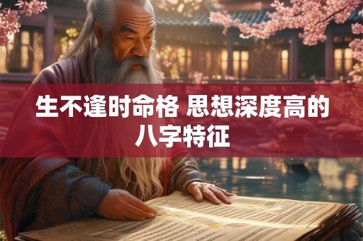 生不逢时命格 思想深度高的八字特征 生不逢时命格 思想深度高的八字特征